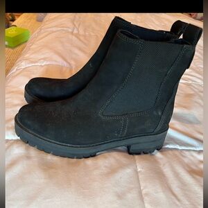 Timberland cortina black suede leather Chelsea boot 9.5 medium